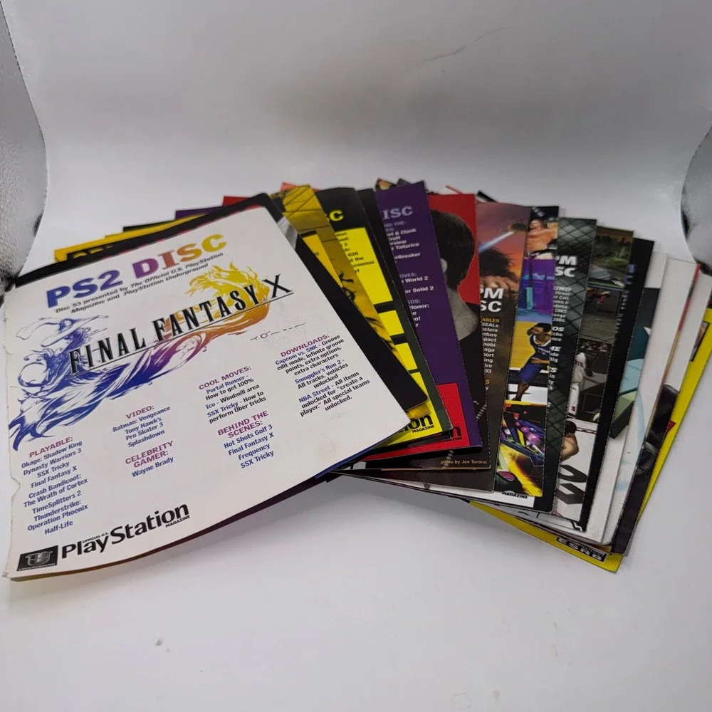 Official PlayStation OPM Demo Disc Lot 17 PS2 Retro Gaming Y2K‎ VTG Collector